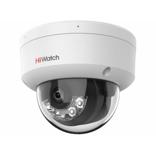 Антивандальная IP-камера 2Мп HiWatch DS-I252M(B) (2.8 мм) с гибридной Smart-подсветкой и встроенным микрофоном