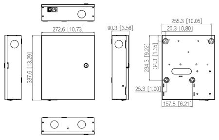 Сетевой контроллер доступа Dahua DHI-ASC2208C-S для 8 дверей (1-сторонний доступ)