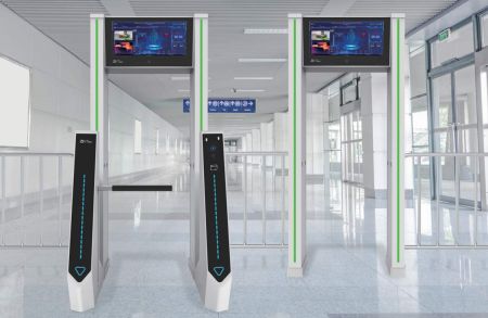 Металлодетектор с турникетом ZKTeco ZK-MD6000S с измерением температуры Металлодетектор с турникетом ZKTeco ZK-MD6000S с измерением температуры