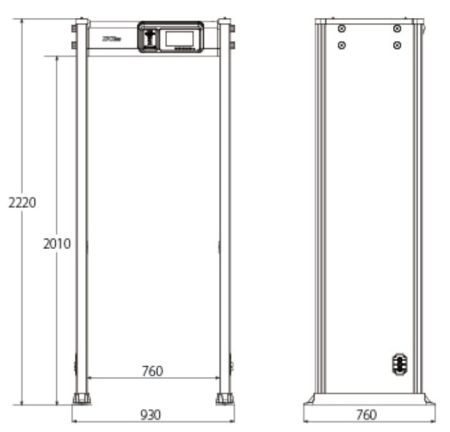 Металлодетектор арочный ZKTeco ZK-D4330