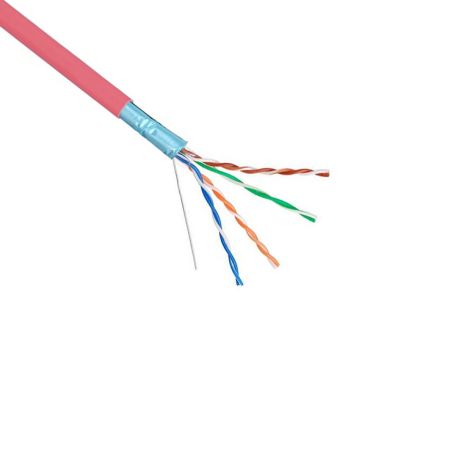 Кабель витая пара экранированный F/UTP ЛЮ-КСС-5e.4.Ф10ВХ.53К3, внутренний