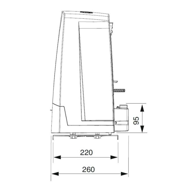 Привод 36 В Came BKV20AGE PLUS для откатных ворот до 2000 кг