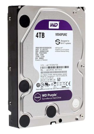 Жесткий диск 4ТБ Western Digital Purple WD40PURZ