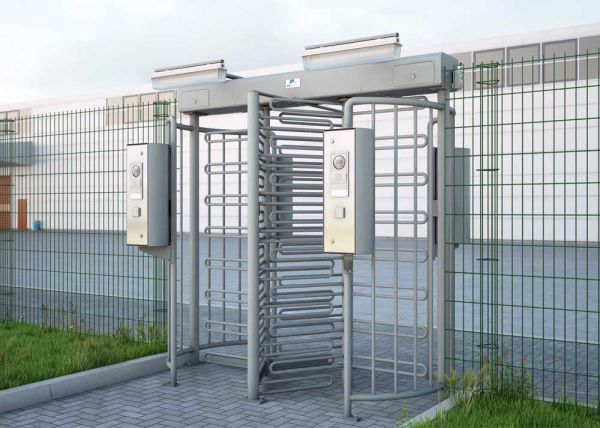 Полноростовой моторизованный двухпроходной турникет Magnetic MPT 152 (MPT152CA300), трехлопастной