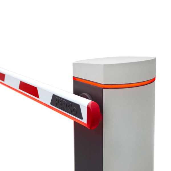 Шлагбаум автоматический PERCo GS04.1 с прямоугольной стрелой 3 м и встроенной системой обогрева