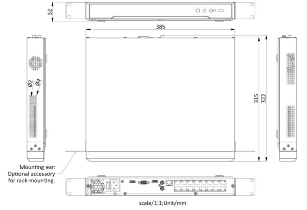 Сетевой PoE-видеорегистратор 4K HiWatch DS-N316/2P(D) на 16 каналов