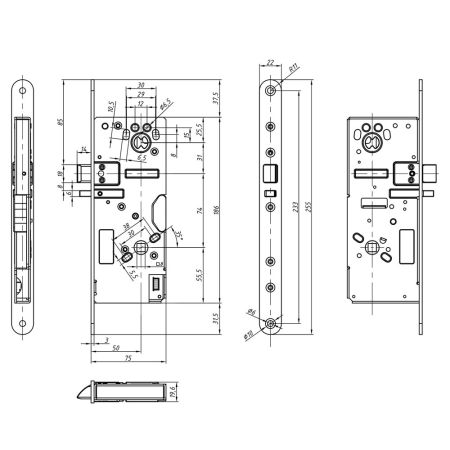 Электромоторный замок RusGuard RG-Lock 595