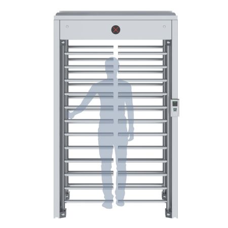 Полноростовой шлюзовой распашной турникет Блокпост Спектр СТ 6