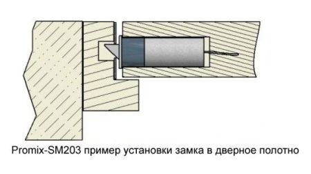 Электромеханический замок НО Promix-SM203.00 (Шериф-3В)