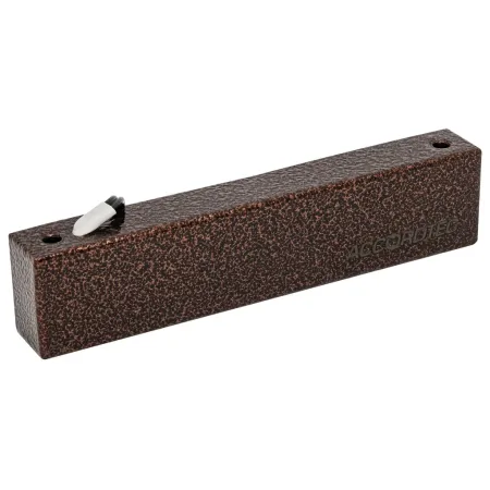 Электромагнитный замок AccordTec ML-180KB с планкой, коричневый