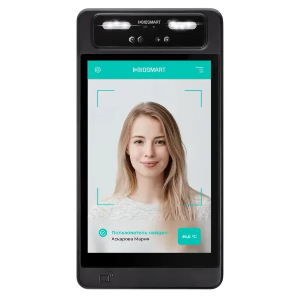 Терминал биометрический BioSmart Quasar EM идентификации по лицу и RFID-картам
