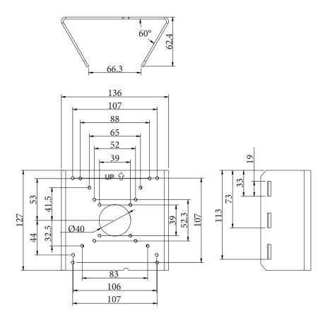 Кронштейн для видеокамер RVi-2BPM-3 для крепления на столб