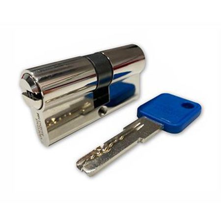 Евроцилиндр dormakaba CBR-1 PRO, ключ-ключ, никель, 5 ключей