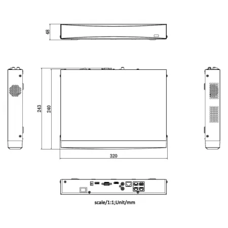 Видеорегистратор PoE 4-канальный iFlow F-NR-204EX Видеорегистратор PoE 4-канальный iFlow F-NR-204EX