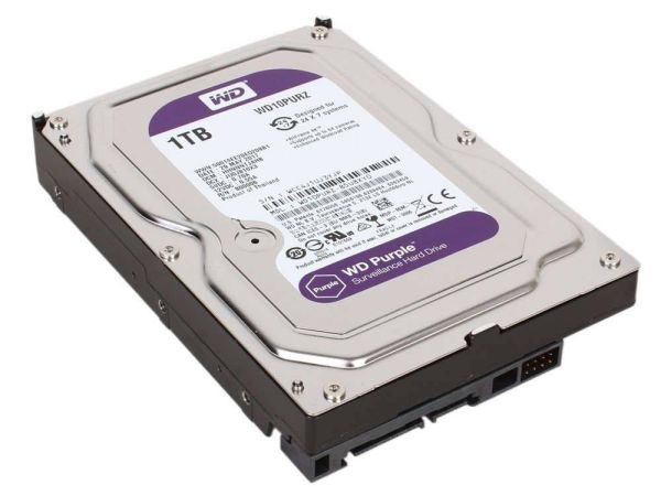 Жесткий диск 1ТБ Western Digital Purple WD10PURZ