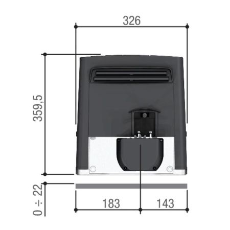 Привод 230 В Came BKS22AGS для откатных ворот