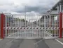 Противотаранные ворота ВПО-L откатные, электромеханические