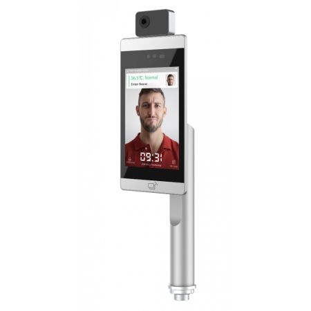 Биометрический терминал распознавания лиц и температуры тела Uface 8T-H Temp с кронштейном на турникет Биометрический терминал распознавания лиц и температуры тела Uface 8T-H Temp с кронштейном на турникет