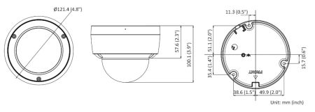 Антивандальная IP-видеокамера 4Мп HikVision DS-2CD2147G2-LSU(C) (2.8 мм) с технологией ColorVu