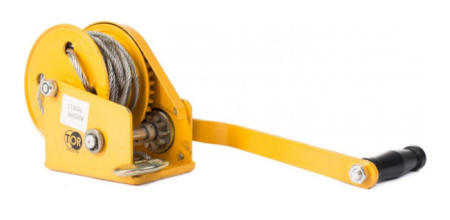 Лебедка ручнная TOR BHW-1200 (на СООС нагрузка до 0,5 / канат 10 м.)
