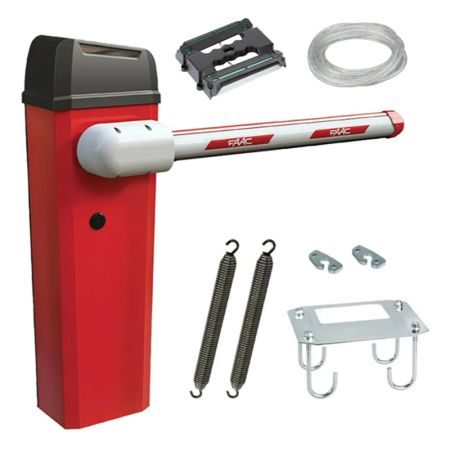 Шлагбаум автоматический FAAC B614/5 с подсветкой и круглой стрелой 5 м