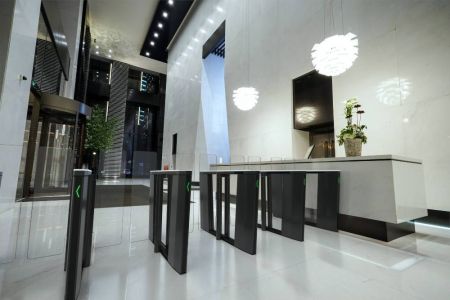 Боковой модуль скоростного распашного турникета Cominfo EasyGate Superb 1800мм