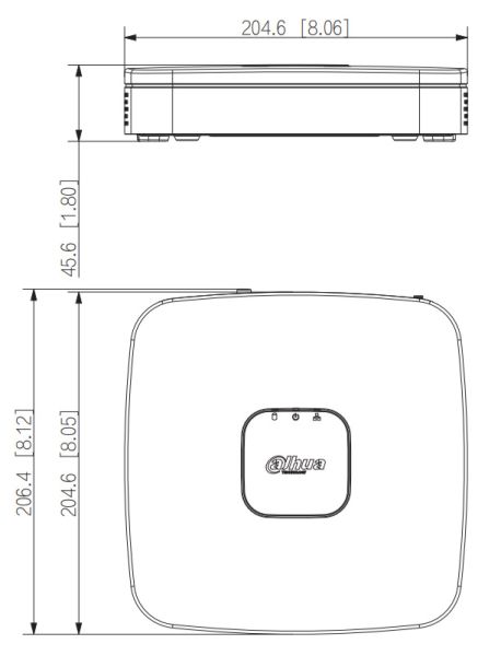 IP-видеорегистратор 4-канальный 4K Smart 1U 4PoE WizSense Dahua DHI-NVR2104-P-I IP-видеорегистратор 4-канальный 4K Smart 1U 4PoE WizSense Dahua DHI-NVR2104-P-I