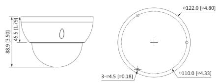 Антивандальная HD-CVI видеокамера 8Мп Dahua DH-HAC-HDBW1801RP-Z Антивандальная HD-CVI видеокамера 8Мп Dahua DH-HAC-HDBW1801RP-Z