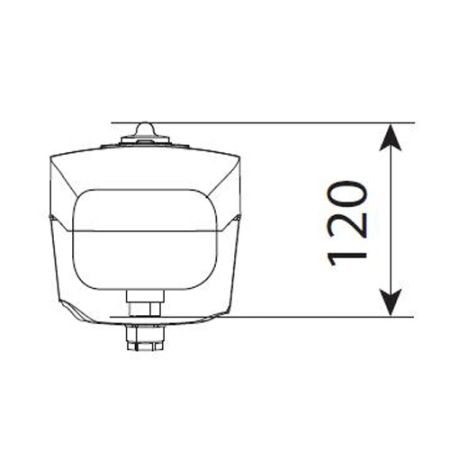Привод 24 В линейный Came SWN20B самоблокирующийся, с энкодером (синий)