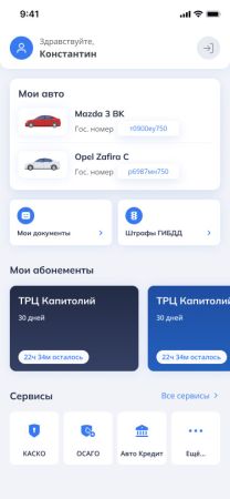Мобильное приложение HP для автоматизированного доступа и оплаты парковки