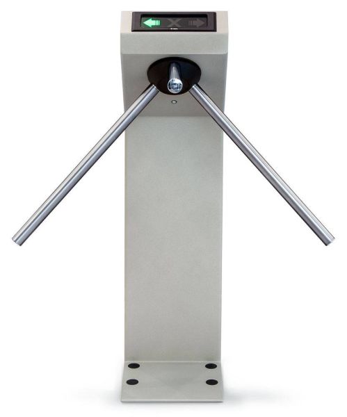 Турникет-трипод PERCo-TTR-04.1G из окрашенной стали, темно-серый (с планками Антипаника)