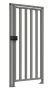 Калитка полноростовая окрашенная Oxgard К-10 (левая) Калитка полноростовая окрашенная Oxgard К-10 (левая)