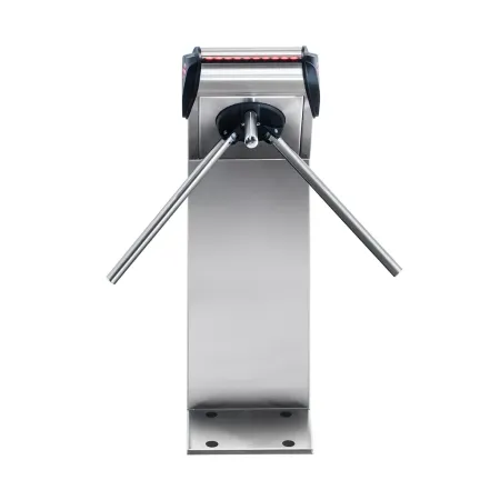 Электронная проходная PERCo KT08.9A из нержавеющей стали, с автоматическими планками Антипаника