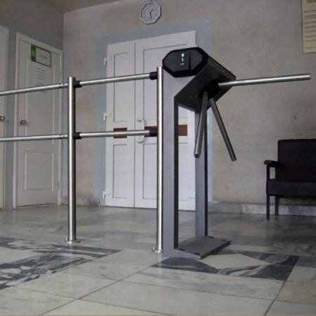 Электронная проходная PERCo-KT02.9 с ПО PERCo-WS и модулем WM01 с планками Антипаника