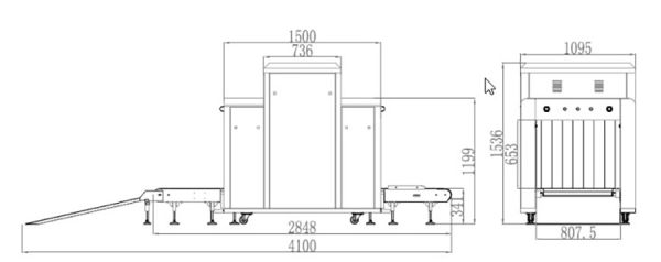 Рентгено-телевизионный интроскоп HikVision NP-SC8065-S