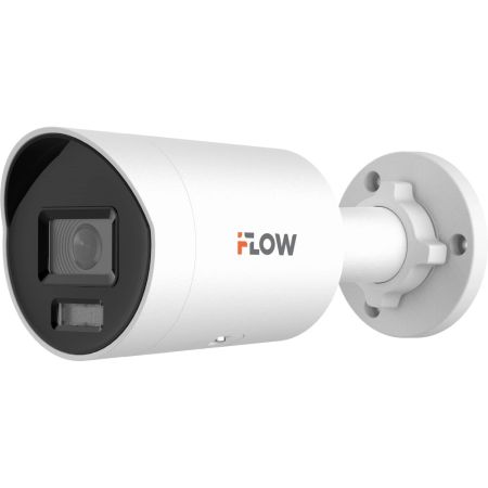 IP-камера 4Мп iFlow F-IC-2146CM(2.8mm) уличная, с микрофоном, BrightVu, SharpSense и двойной подсветкой до 40 м IP-камера 4Мп iFlow F-IC-2146CM(2.8mm) уличная, с микрофоном, BrightVu, SharpSense и двойной подсветкой до 40 м