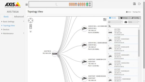 Коммутатор сетевой Axis T8524 PoE+ Network Switch