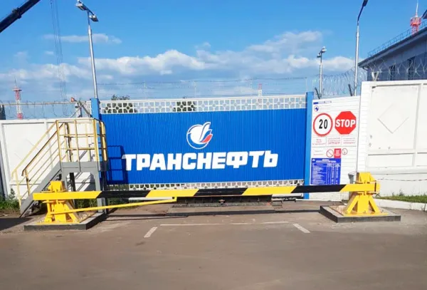 Противотаранный шлагбаум ПШГ-СБ 6000 горизонтальный, механический, 20 тонн