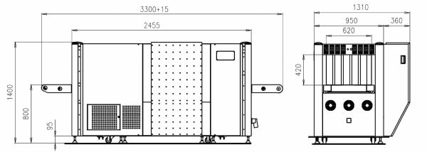 Рентгено-телевизионный интроскоп HI-Scan 6040ATIX с функцией автоматического обнаружения взрывчатых веществ