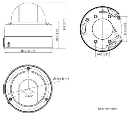 Антивандальная IP-видеокамера ColorVu 4Мп HikVision DS-2CD2747G2T-LZS(C)