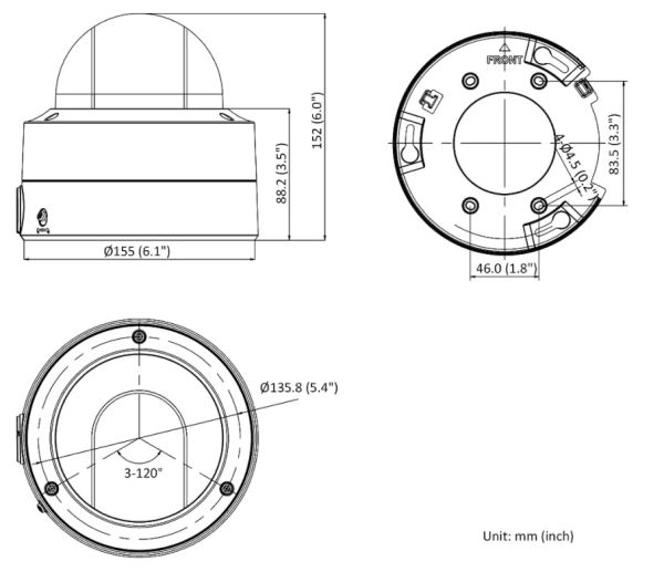 Антивандальная IP-видеокамера ColorVu 4Мп HikVision DS-2CD2747G2T-LZS(C)