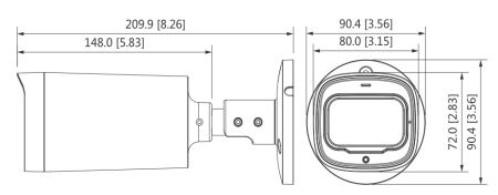 Уличная HD-CVI видеокамера 8Мп Dahua DH-HAC-HFW1801RP-Z-IRE6-A