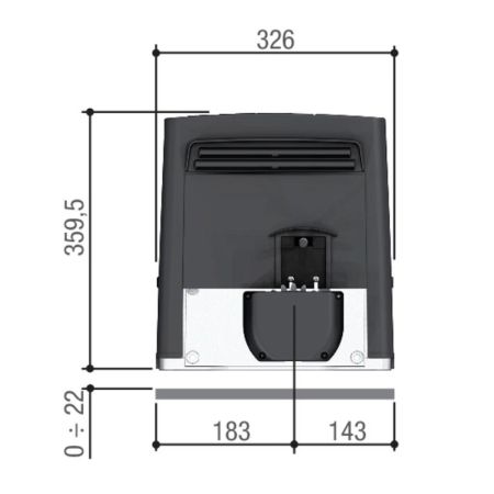 Привод 230 В Came BKS18AGS для откатных ворот