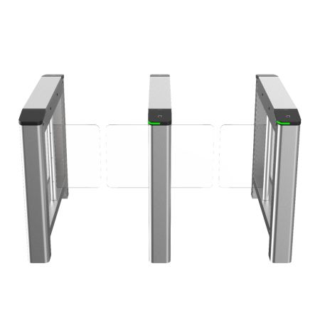 Боковой модуль распашного турникета HikVision DS-K3B220LX-R/Dp65 (правый), со створкой