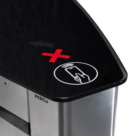 Центральный модуль раздвижного турникета PERCo STD-02.900 "Скоростной проход" со створками 900 мм Центральный модуль раздвижного турникета PERCo STD-02.900 "Скоростной проход" со створками 900 мм