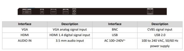 Монитор E-LED 21.5" HikVision DS-D5022FC-C