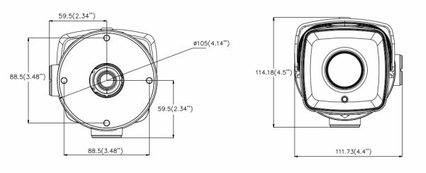 Уличная интеллектуальная IP-видеокамера 4Мп HikVision DS-2CD4B45G0-IZS(B)