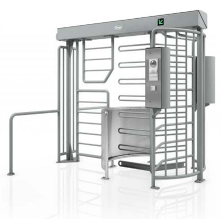 Полноростовой электромеханический турникет Magnetic MPB 111 (MPB111BA141), с моторизированной калиткой для велосипеда из нерж. стали