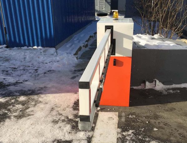 Антивандальный шлагбаум откатного типа Деталсис ШАО-5000N (RB400)