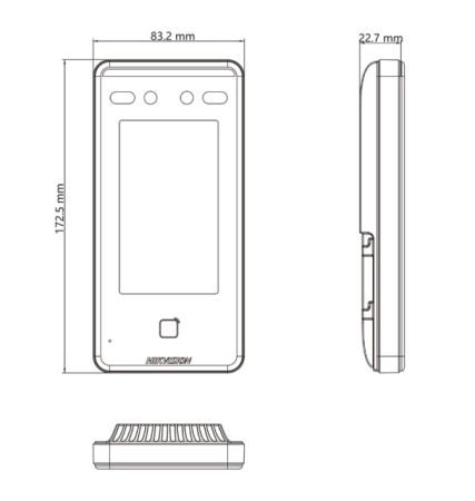 Терминал распознавания лиц HikVision DS-K1T341CM с алгоритмом глубокого обучения